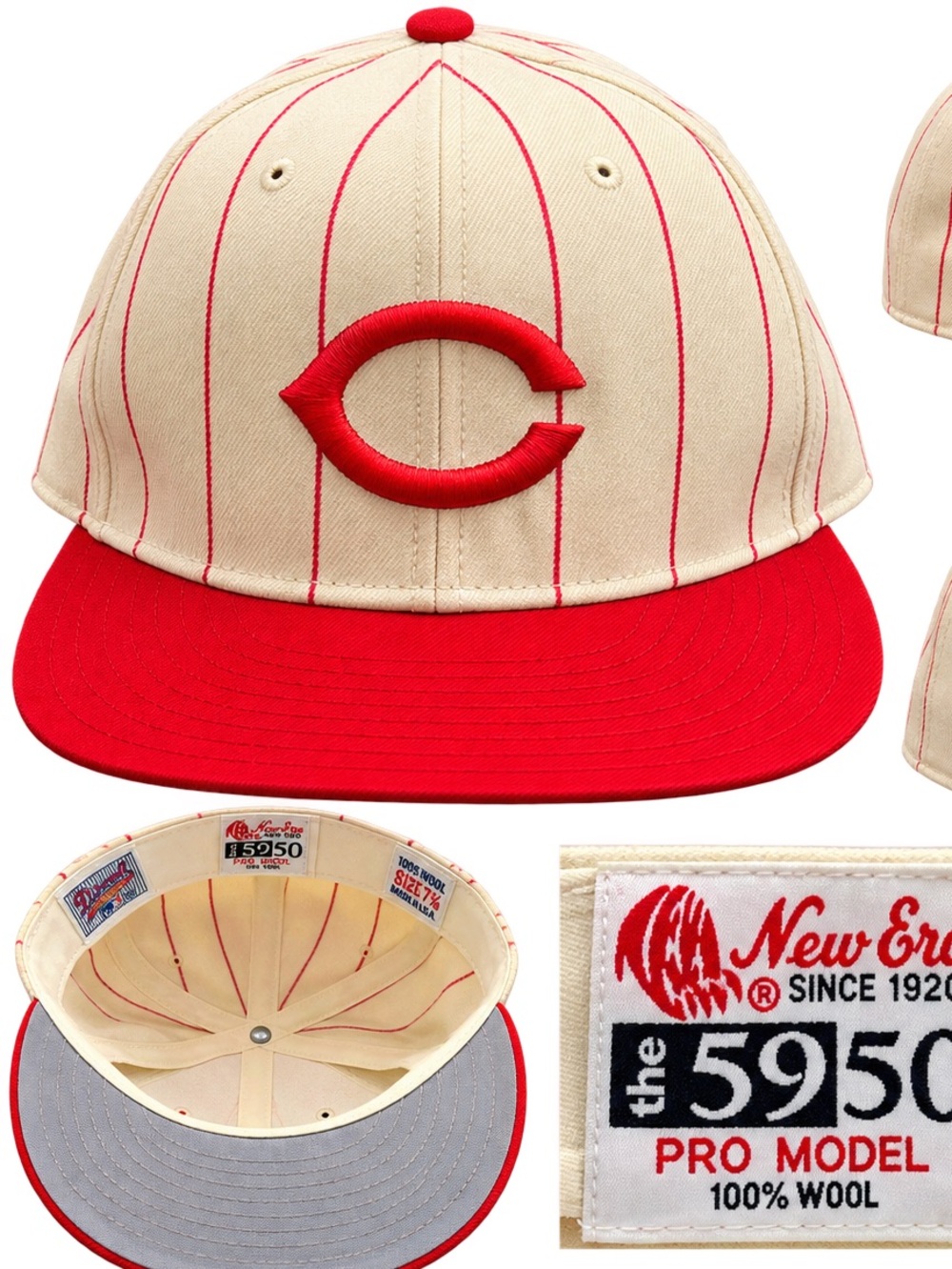 New Era 5950 Pro Model, 100% wool, Made in USA, Diamond Collection,